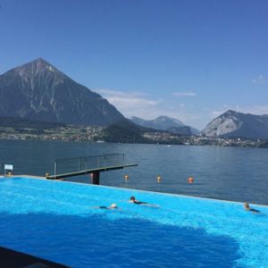 Switzerland Best Places-Schwimmbad Merligen